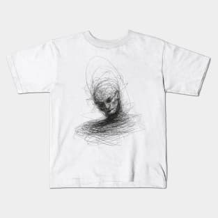 Scribble Art Out of sight Kids T-Shirt